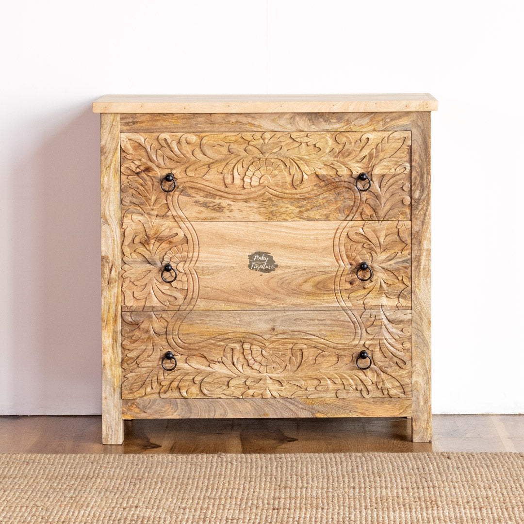 Chest of Drawers Carved