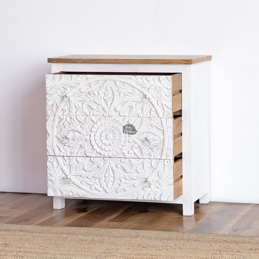 Chest of Drawers Carved