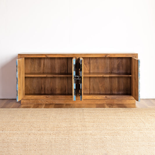 Sideboard Carved Old Door Design
