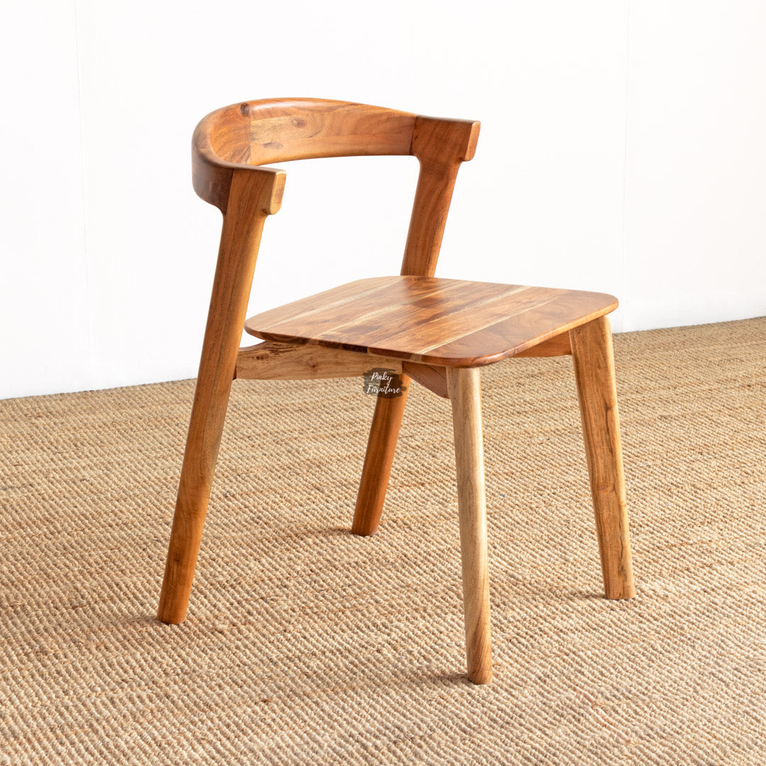 Dining Chair Acacia Wood - AB25FB-2-1