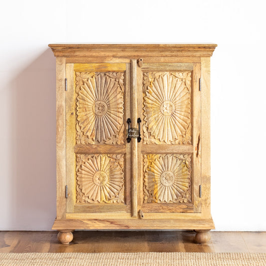 Cabinet with Carved Door