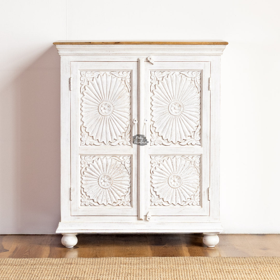Cabinet with Carved Door