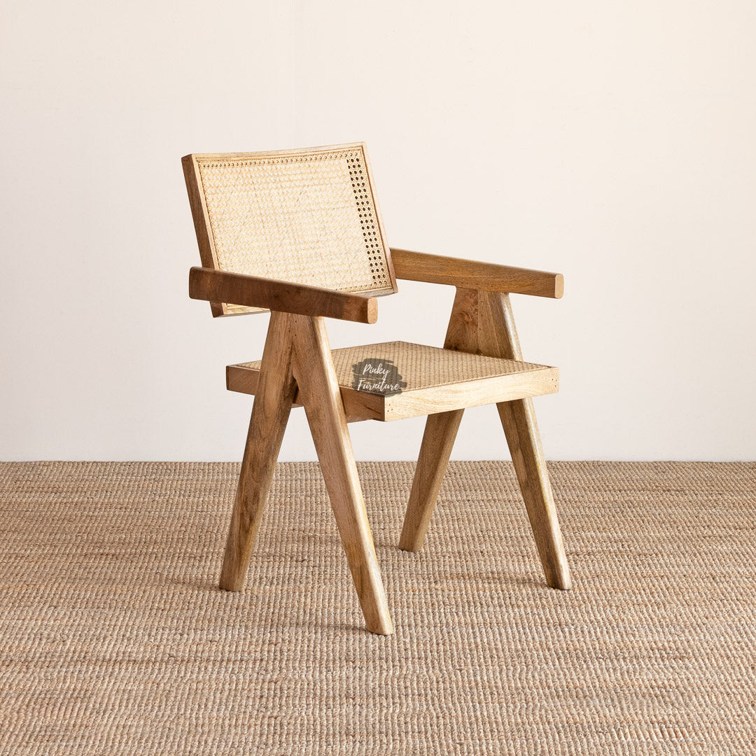 Dining Arm Chair Rattan Design