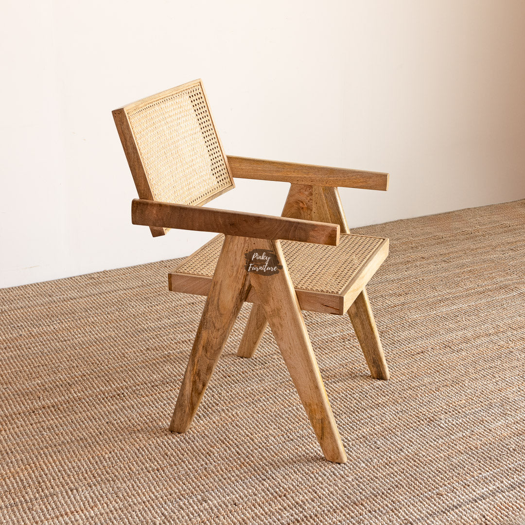 Dining Arm Chair Rattan Design
