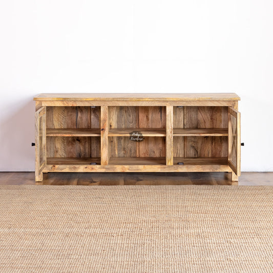 wooden tv stand cabinet