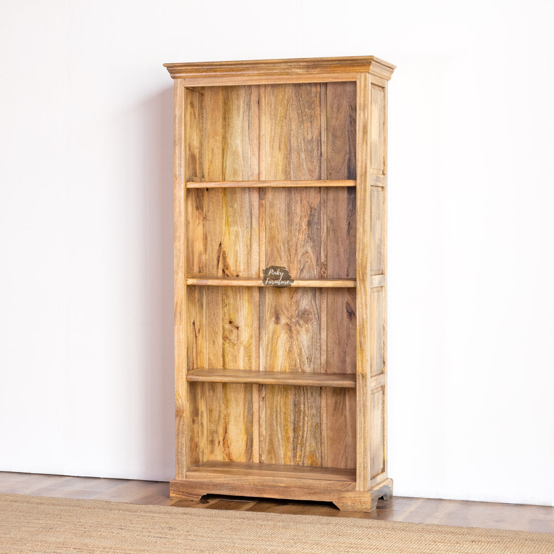 Bookcase Plain Solid Mango Wood - AB25MR-2-4