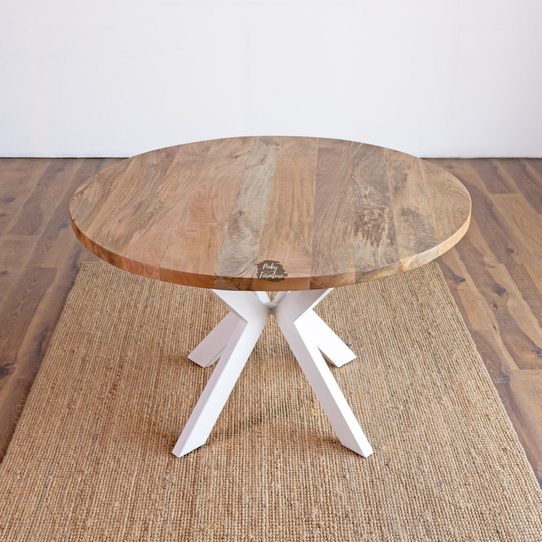 Dining Table Round Mango Wood