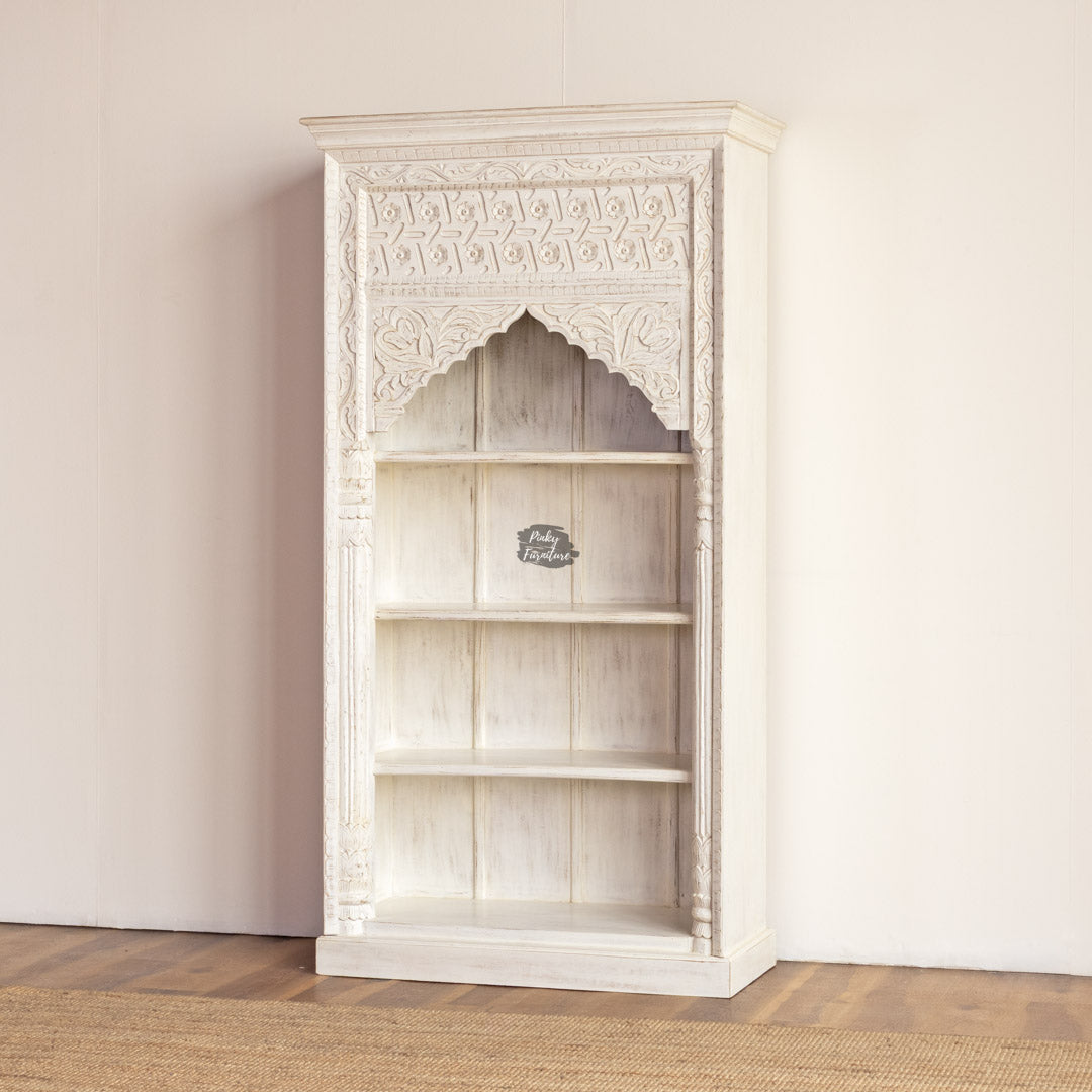 Bookshelf Carved Mehrab Design – AB25AP-2-5