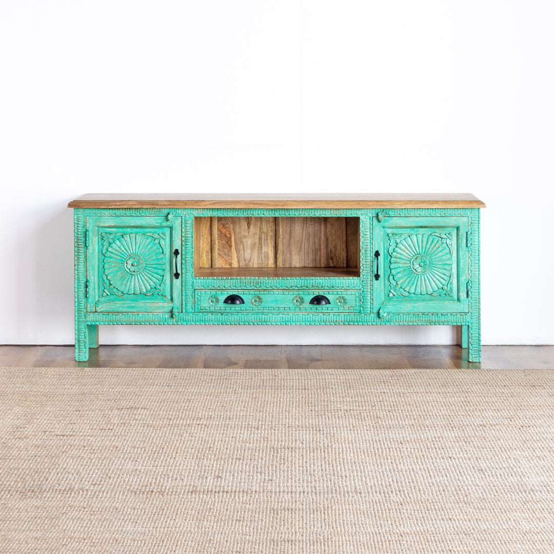 Tv Cabinet Carved Door