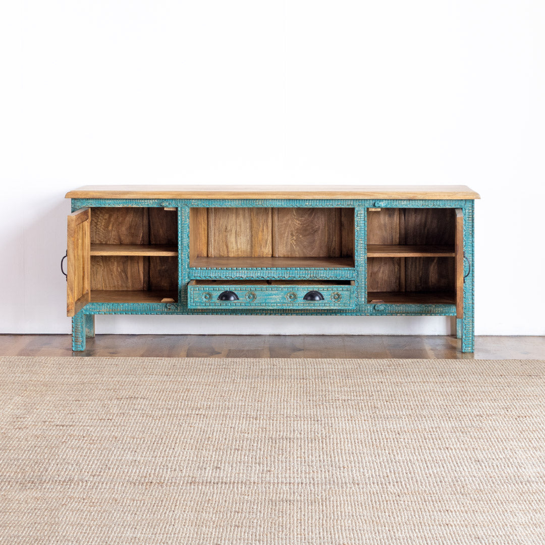 Tv Cabinet Carved Door