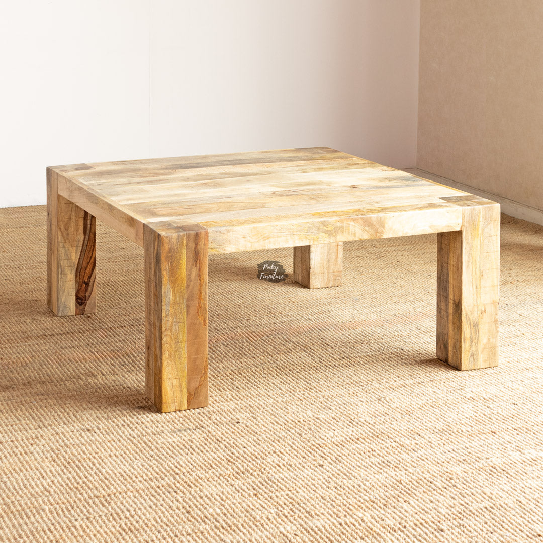 Coffee Table Sq Mango Wood