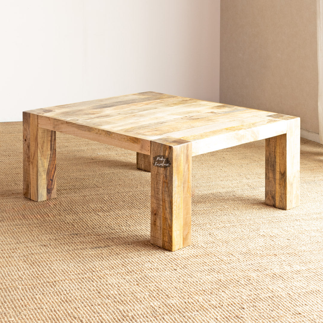 Coffee Table Sq Mango Wood