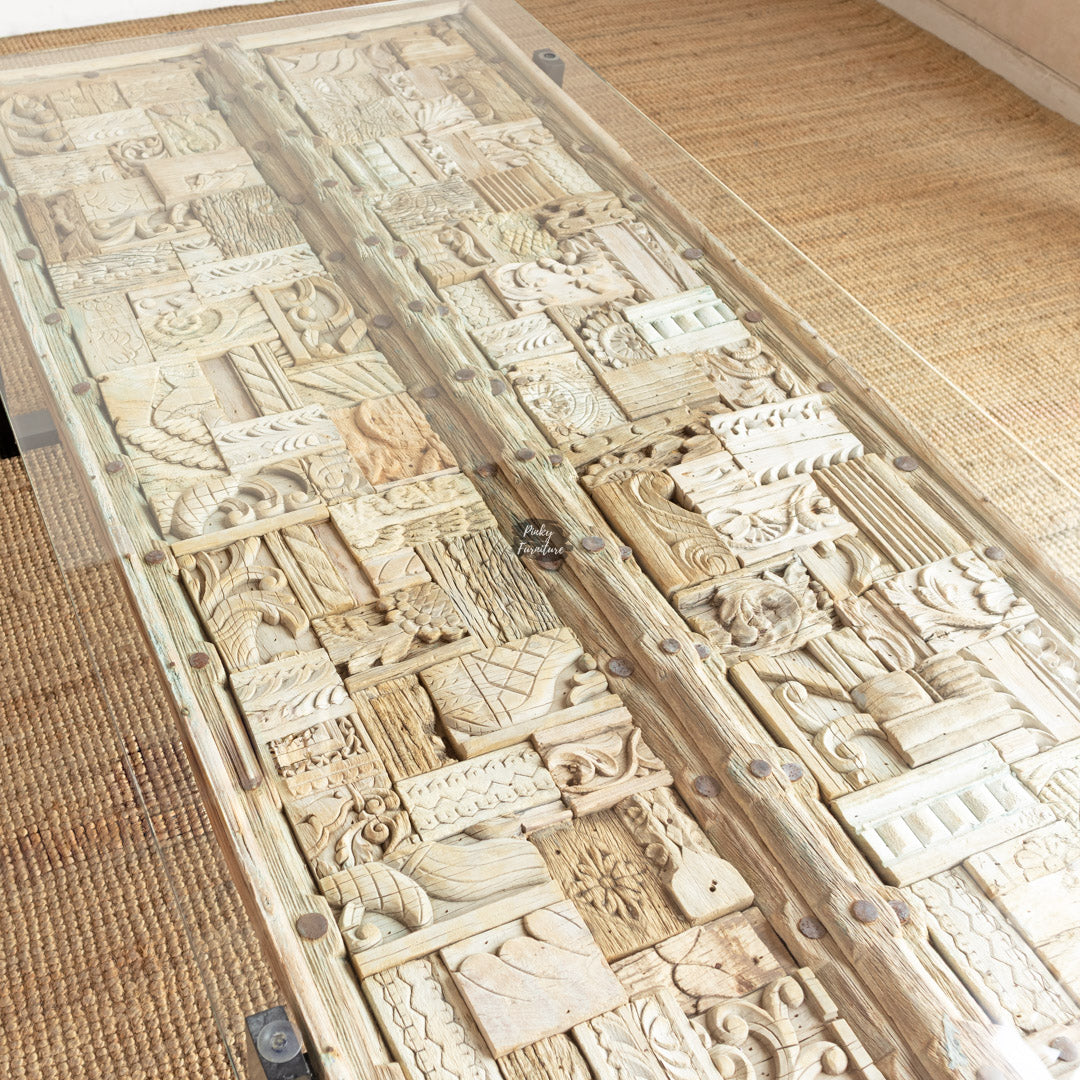 Coffee Table Block Door Design