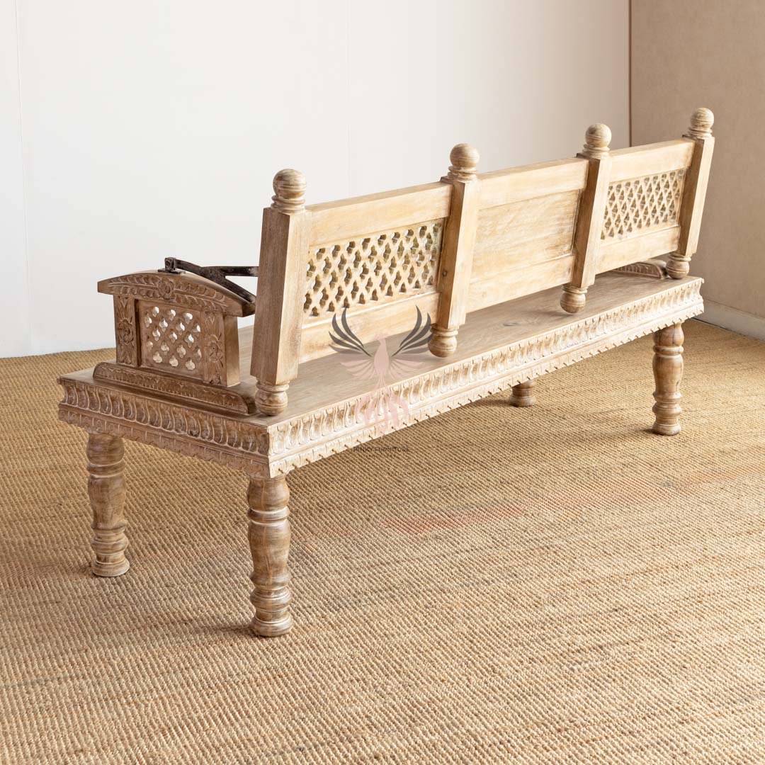 Bench Carved Design