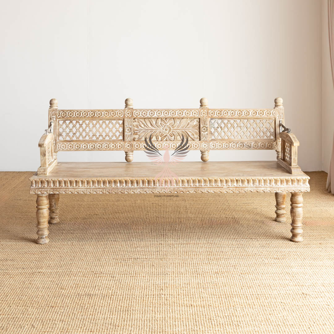 Bench Carved Design