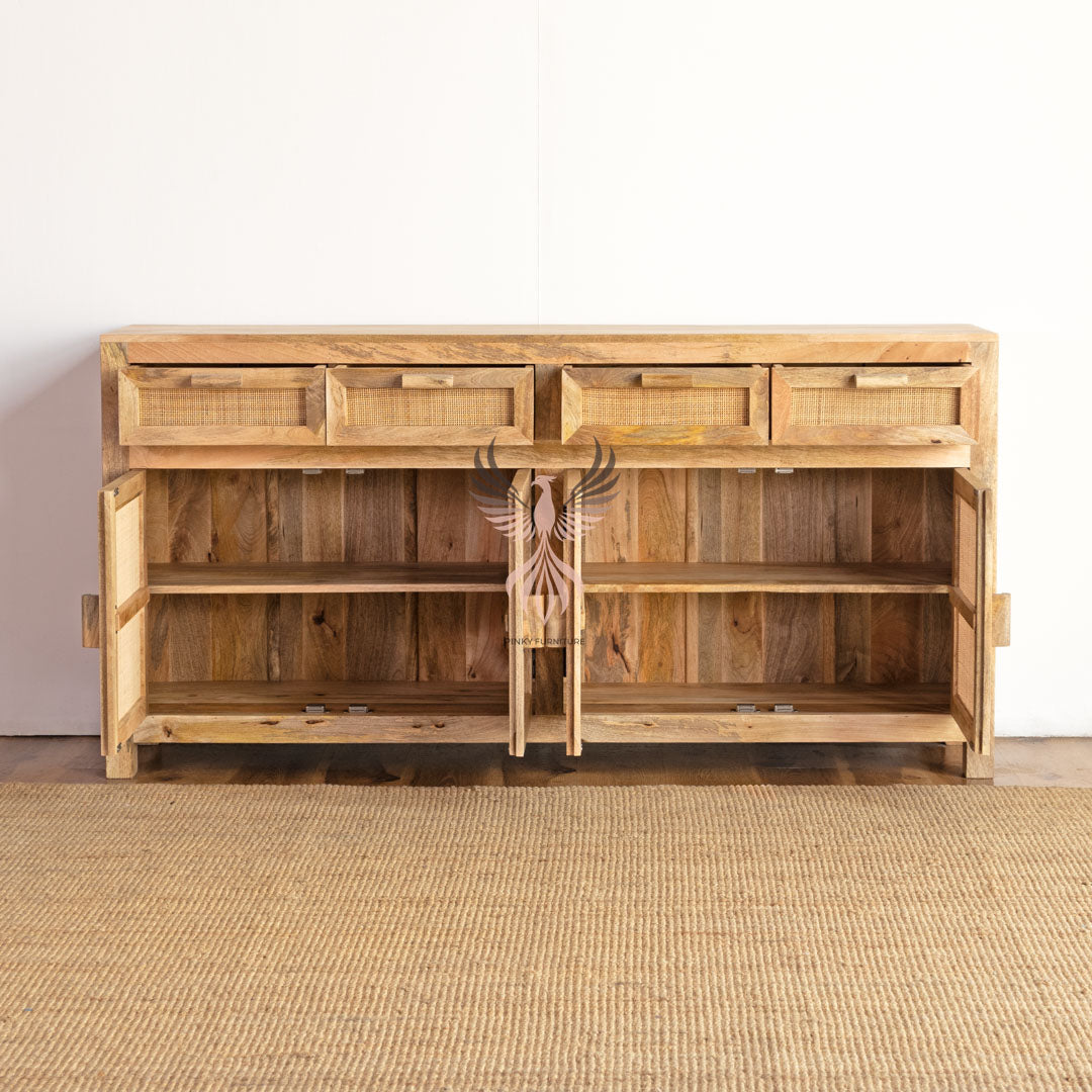 wood sideboard
