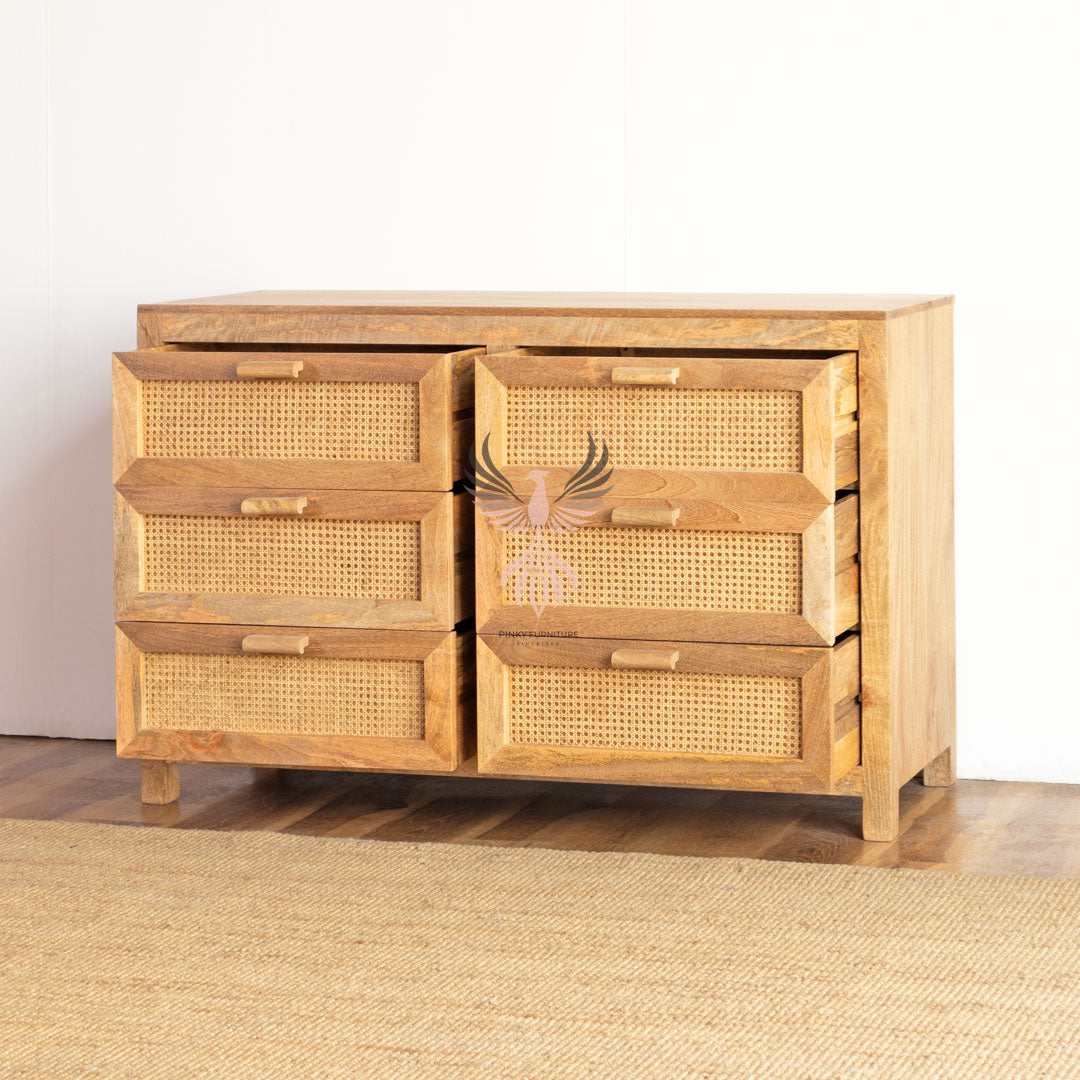 wooden chest of drawers