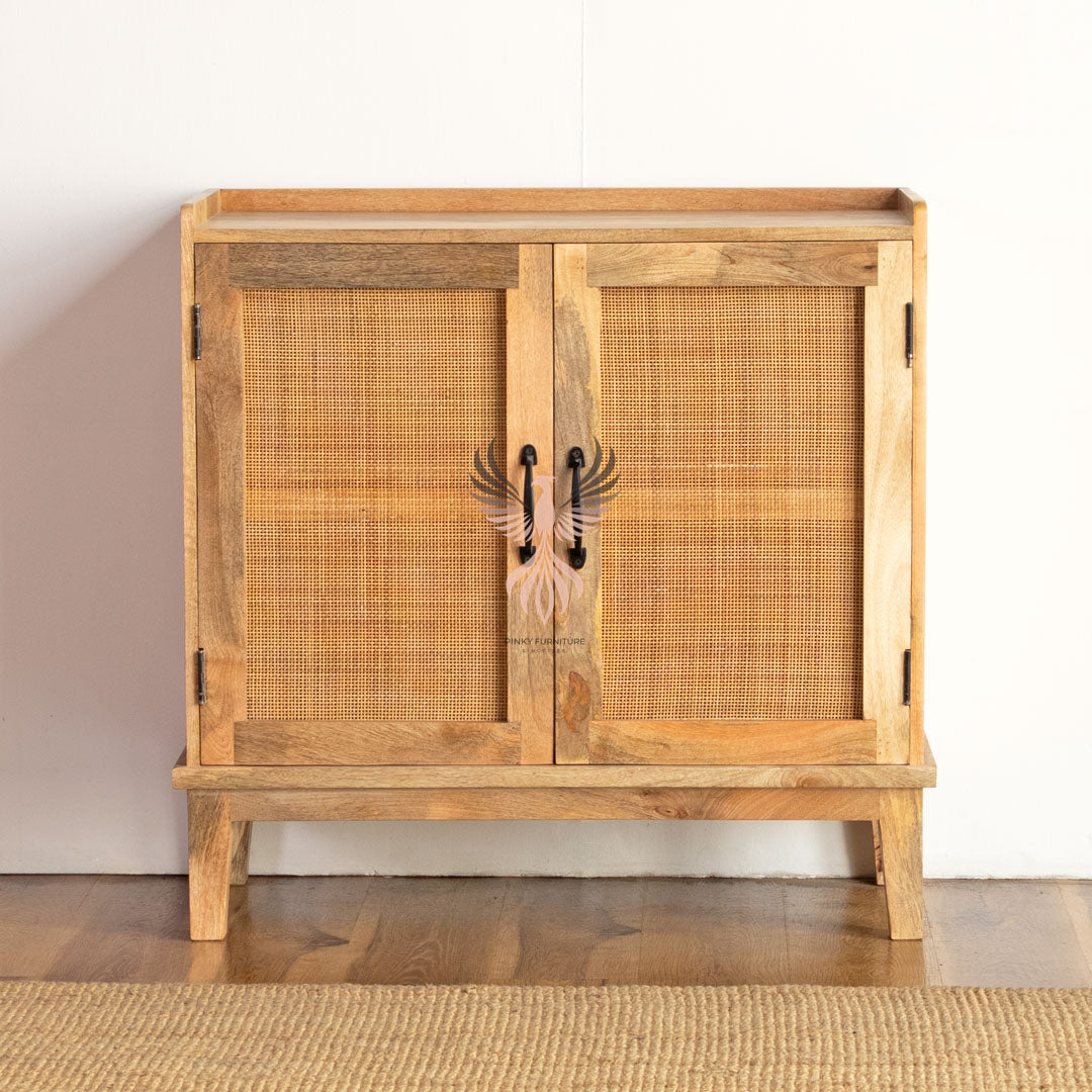 Cabinet Rattan Door Design