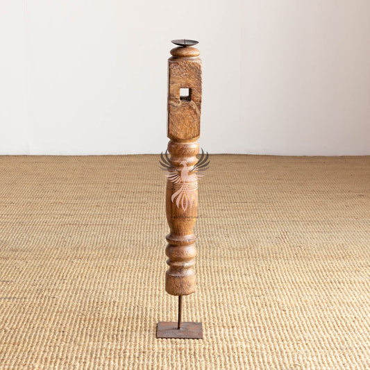Candle Stand Wooden Leg Design