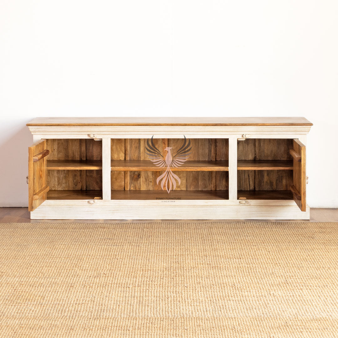 Tv Cabinet Carved Door Design