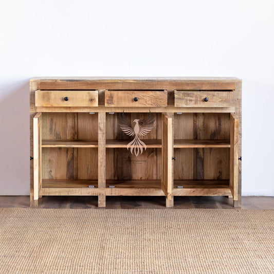 Sideboard Rough Mango Wood Design