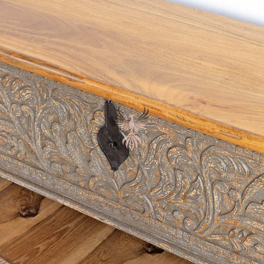 Storage Chest with Carving