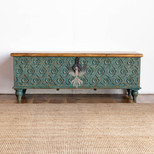 Storage Chest with Carving