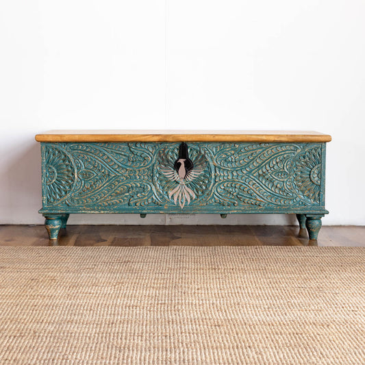 Storage Chest with Carving