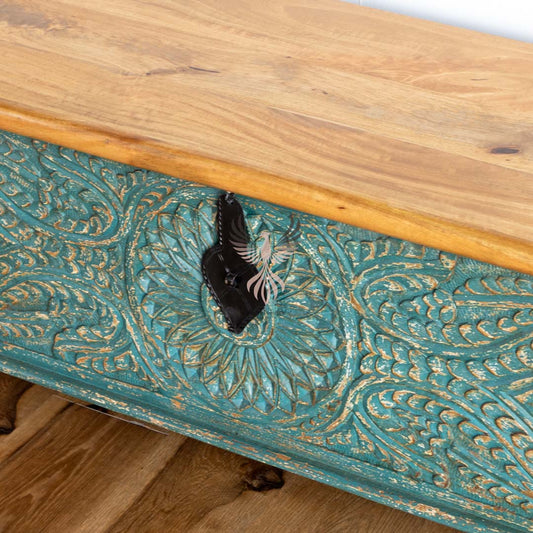 Storage Chest with Carving