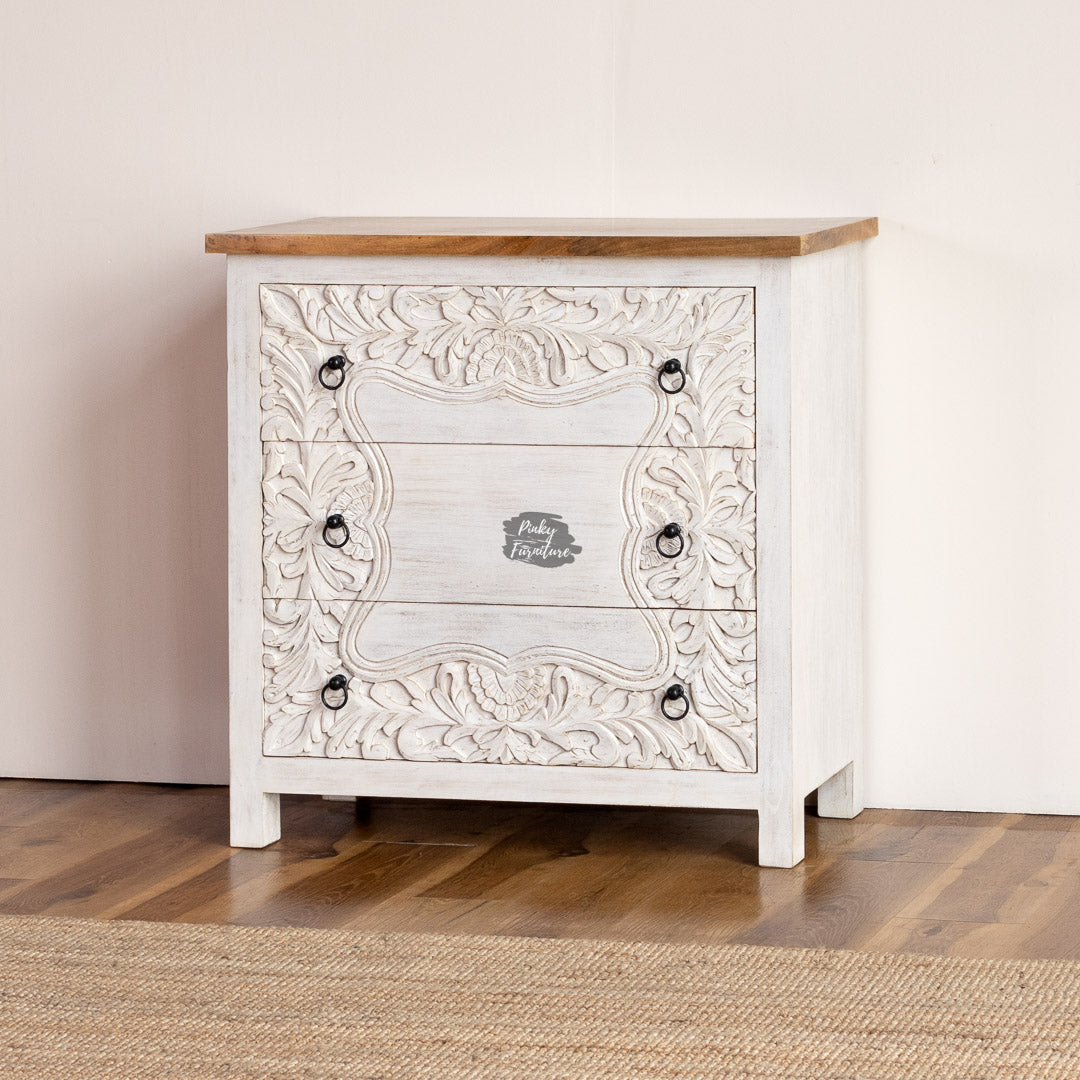 Chest of Drawers Carved