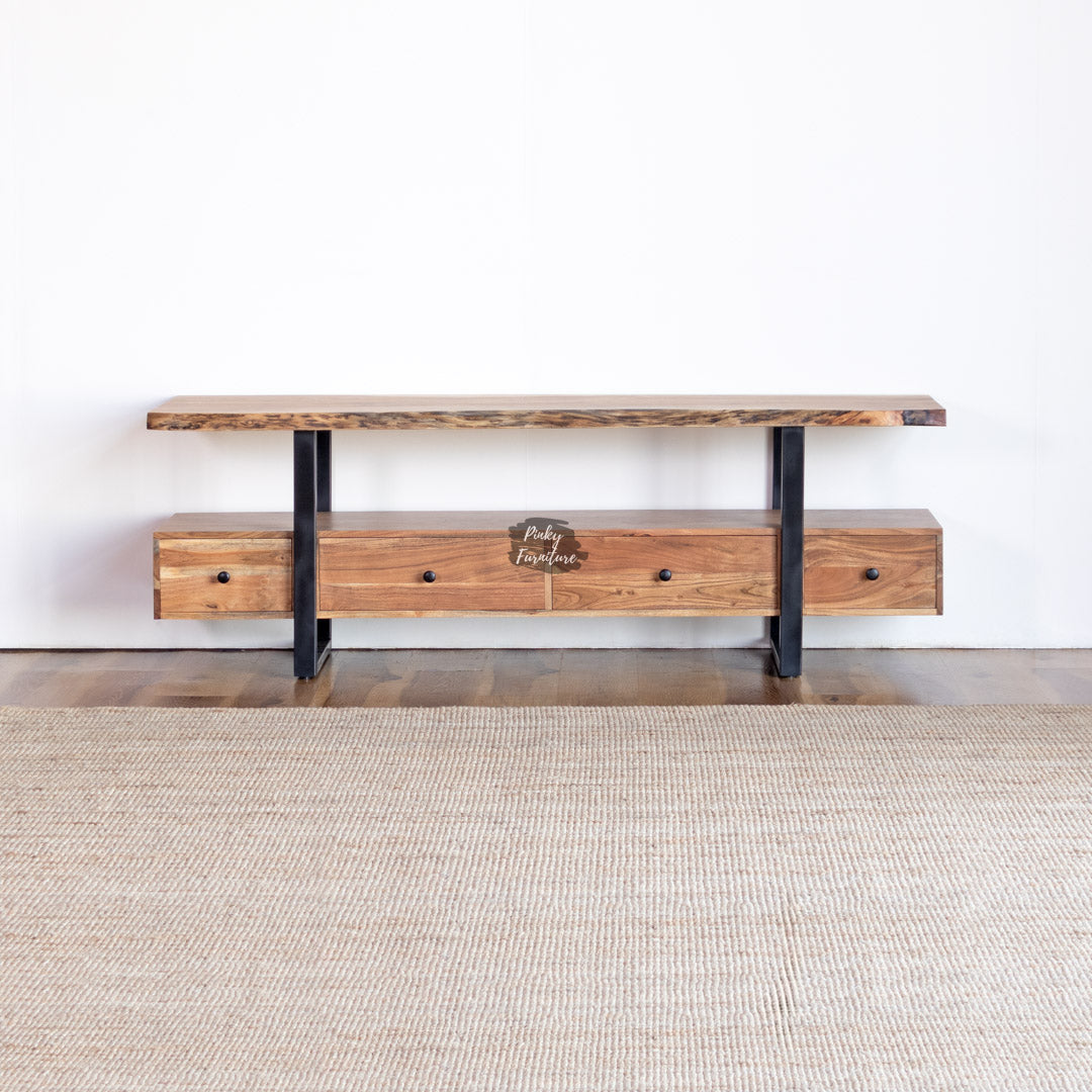 TV Cabinet Acacia Live Edge Design