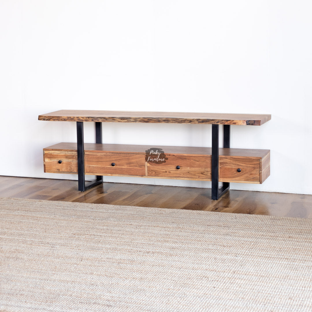 TV Cabinet Acacia Live Edge Design