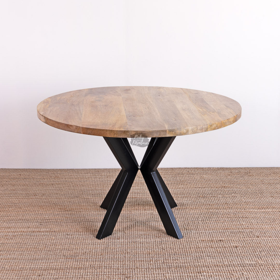 Dining Table Round Mango Wood