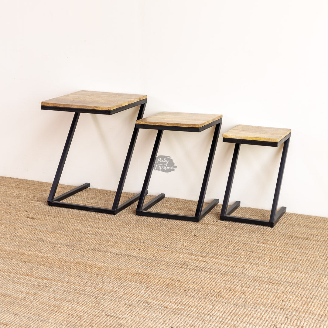 Side Table Set of 3