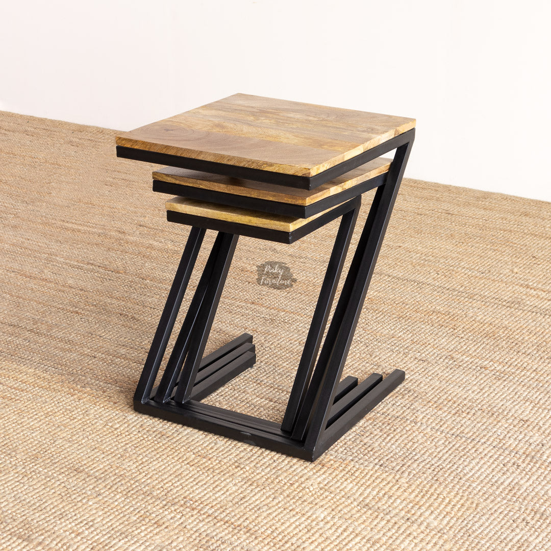 Side Table Set of 3