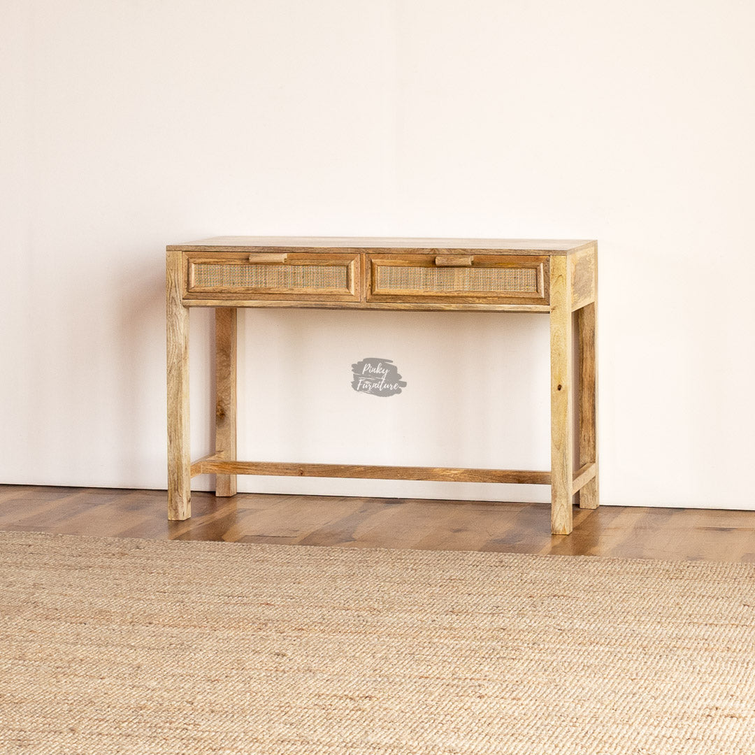 Console Rattan Two Draw