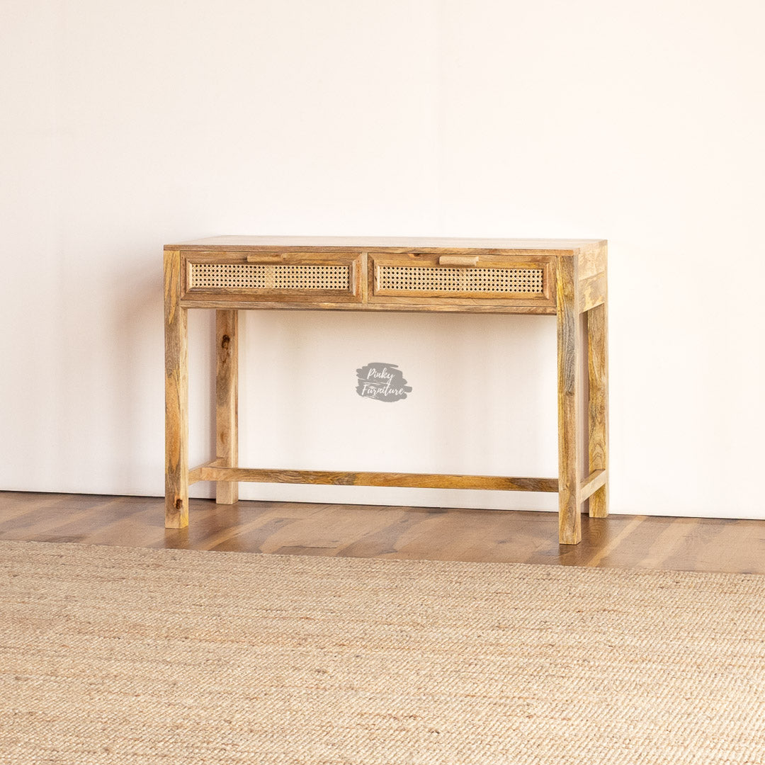 Console Rattan Two Draw