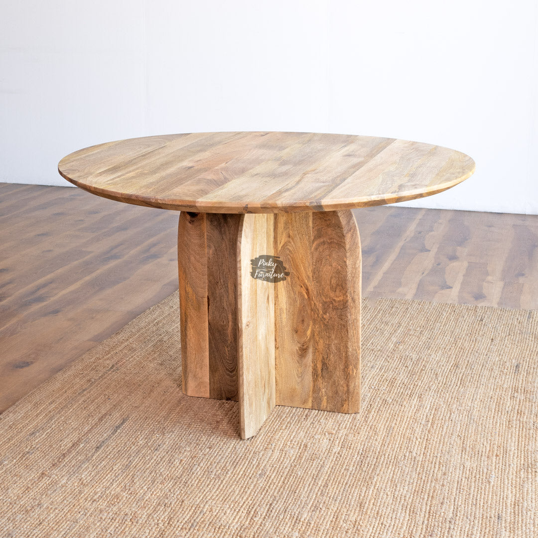 Dining Table Round Mango Wood