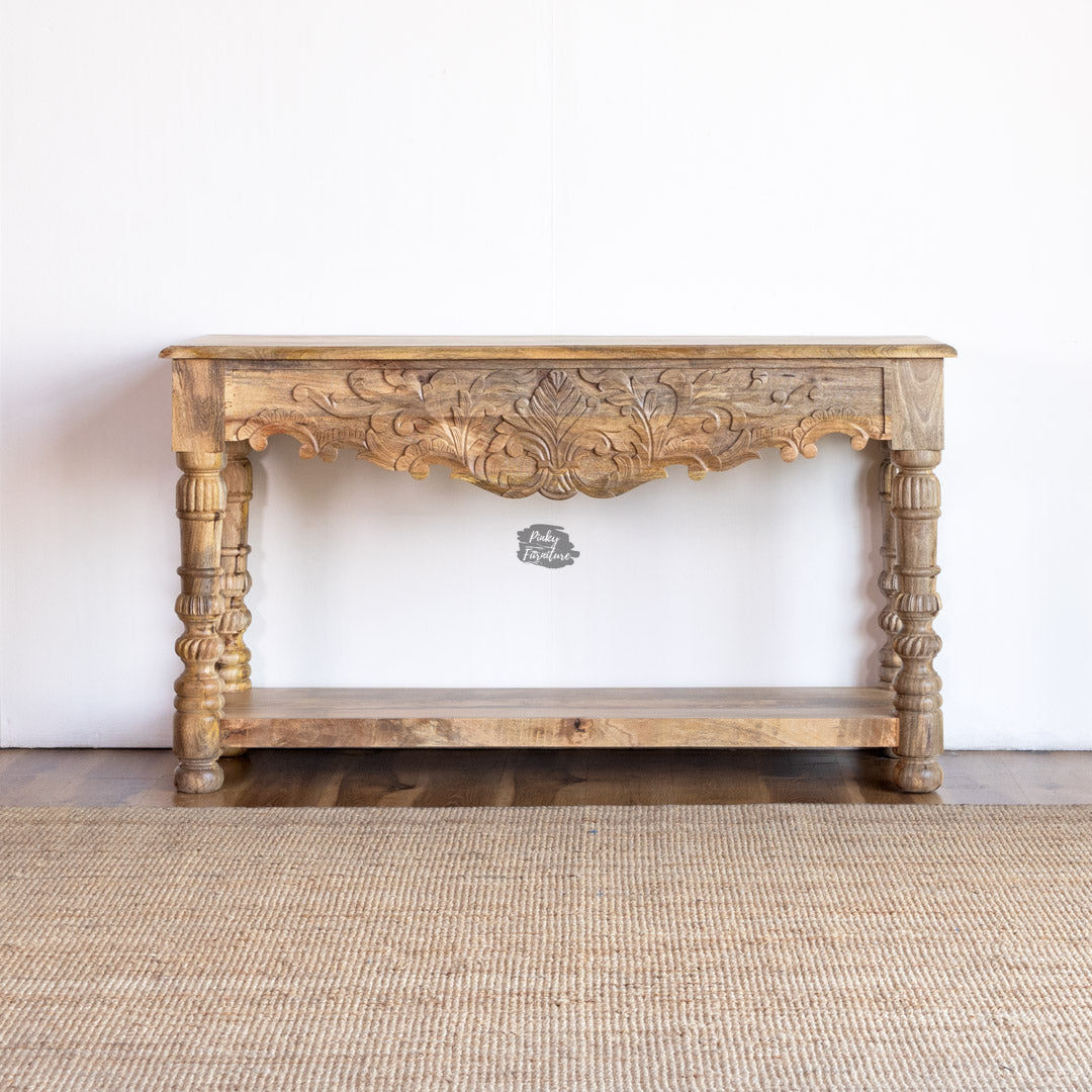 Console Table Carved
