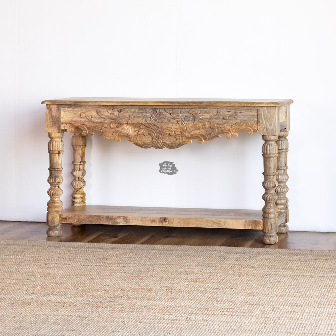 Console Table Carved