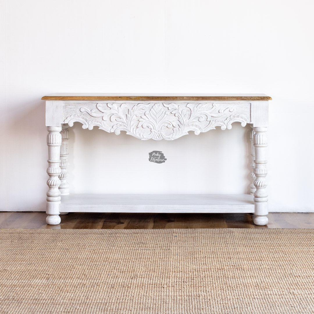 Console Table Carved