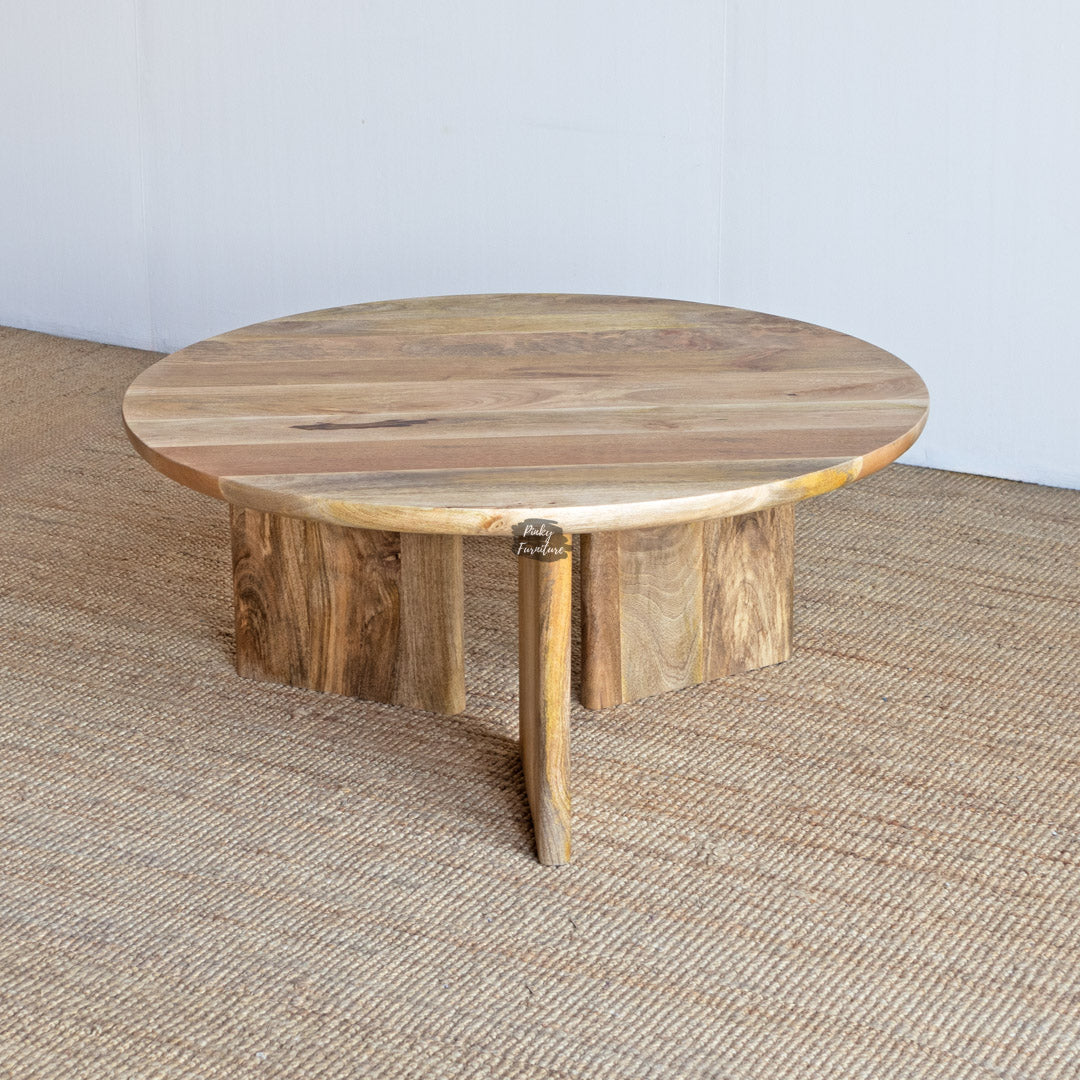 Coffee Table Round Modern Organic Design