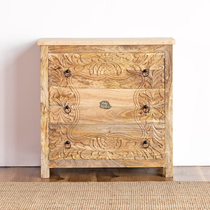 Chest of Drawers Carved