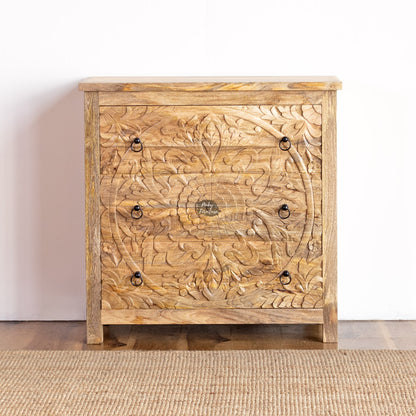 Chest of Drawers Carved