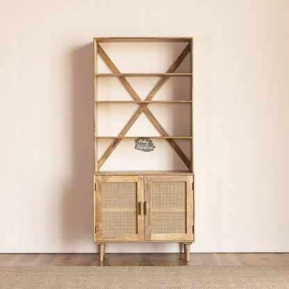 Bookshelf Rattan Design – AB25AP-1-5