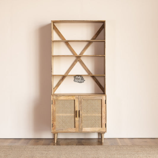 Bookshelf Rattan Design – AB25AP-1-5