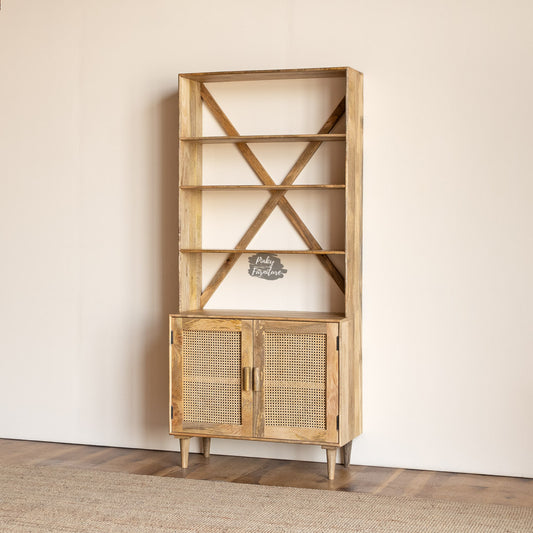Bookshelf Rattan Design – AB25AP-1-5