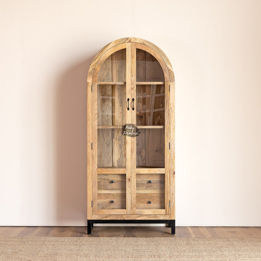 Cupboard Glass Door Arch Design