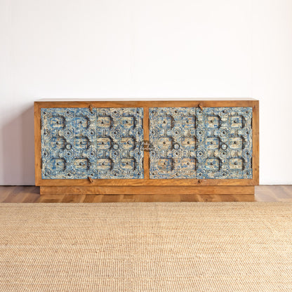 Sideboard Carved Old Door Design