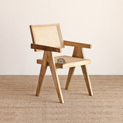 Dining Arm Chair Rattan Design